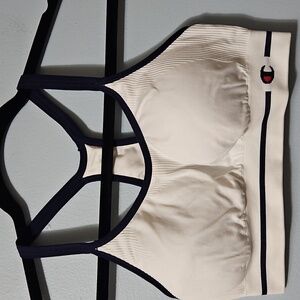 Champion Women's White and Black Sports Bra Size M